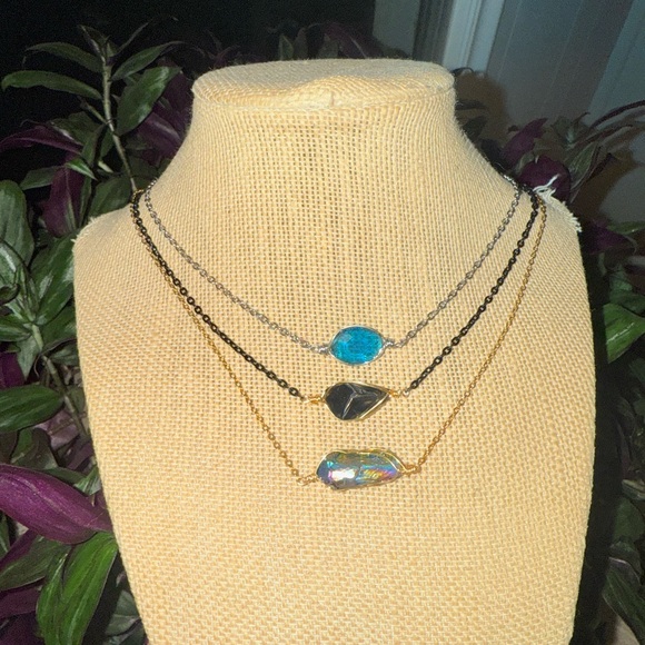 Jewelry - Elegant Multi-Color Stone Necklaces